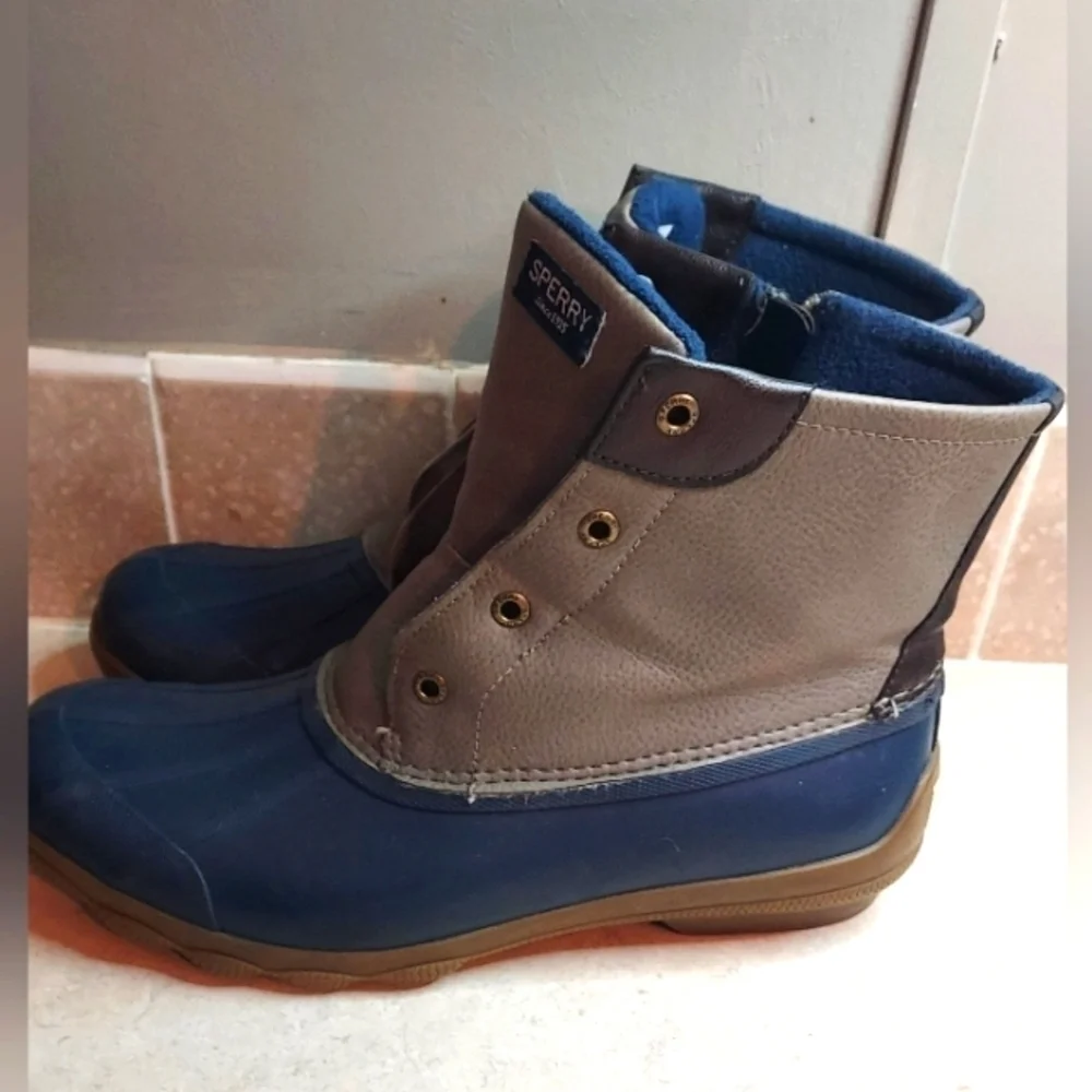 𝅺SPERRY women's waterproof rubber duck boots size 10M